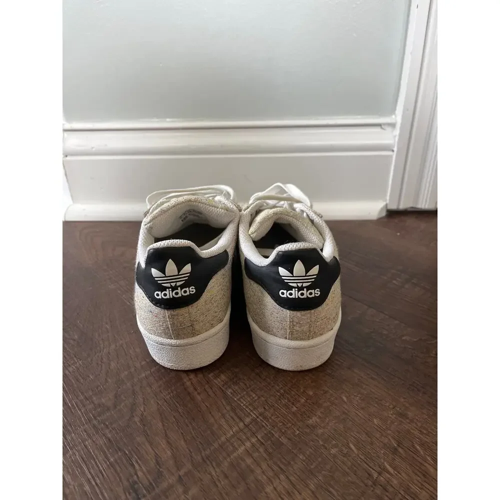 Adidas Superstar Foundation J (White/Core Black) US Youth Size 4